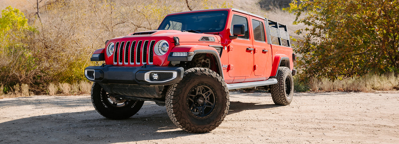 Jeep Gladiator with Impact 881 Off-road wheels