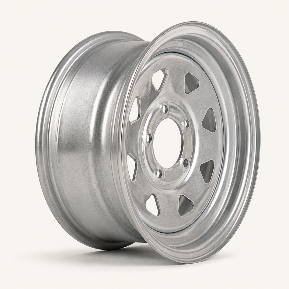 12x4 Trailer Wheel 5 Lug (5x4.5) Steel Galvanized — NCC