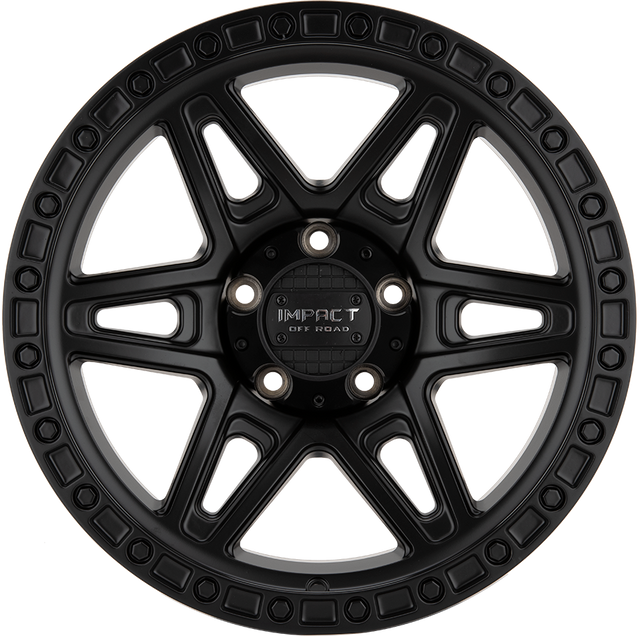 17x9.0 Off-Road Wheel Rim 5x127 +12 Satin Black — Impact Offroad 881