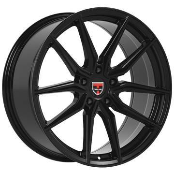20x9 Wheel Rim 5x114.3 +35 Gloss Black — Tuscani 202