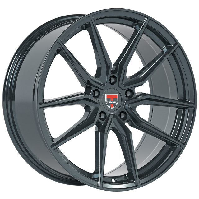 20x9 Wheel Rim 5x114.3 +35 Gun Metal — Tuscani 202