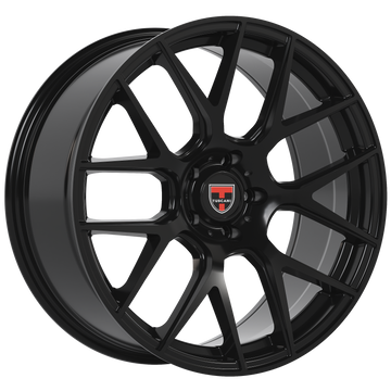 20x9 Wheel Rim +35 Gloss Black — Tuscani 204