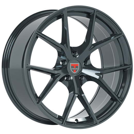 20x9 Wheel Rim 5x114.3 +35 Gun Metal - Tuscani 205