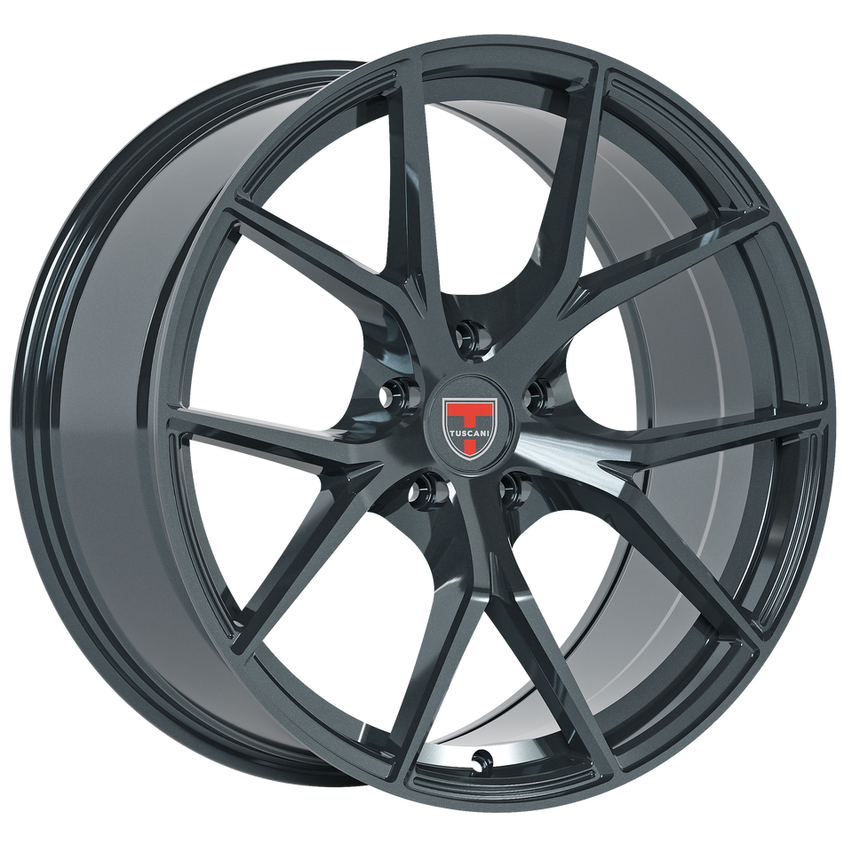 Tuscani 20X9 Wheel 5X114.3 PCD/35mm Offset/ 73.1mm CB/ GUNMETAL Rims