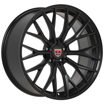 20x9 Wheel Rim 5x114.3 +35 Satin Black — Tuscani 210