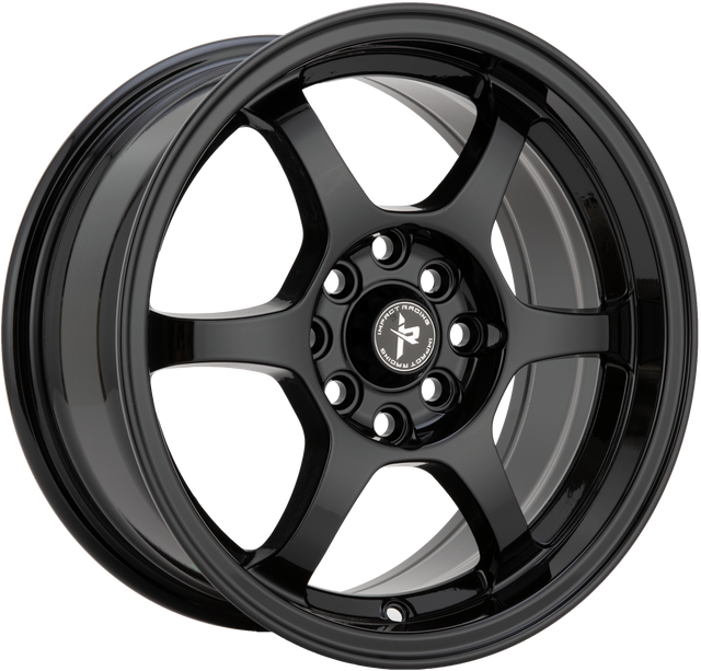 15x7 Wheel Rim 5x100 +32 Gloss Black — Impact Racing 510