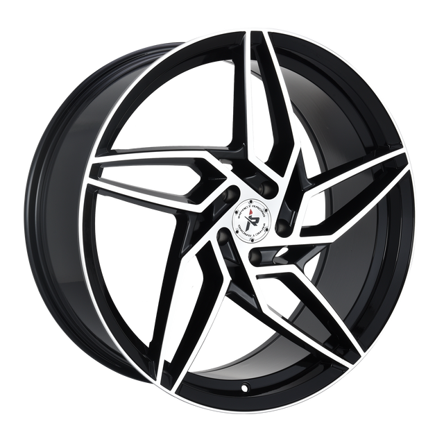 Impact Racing 22X9 Wheel |5X114.3 PCD |38mm Offset |73.1mm CB Gloss Black Machined Face Rims