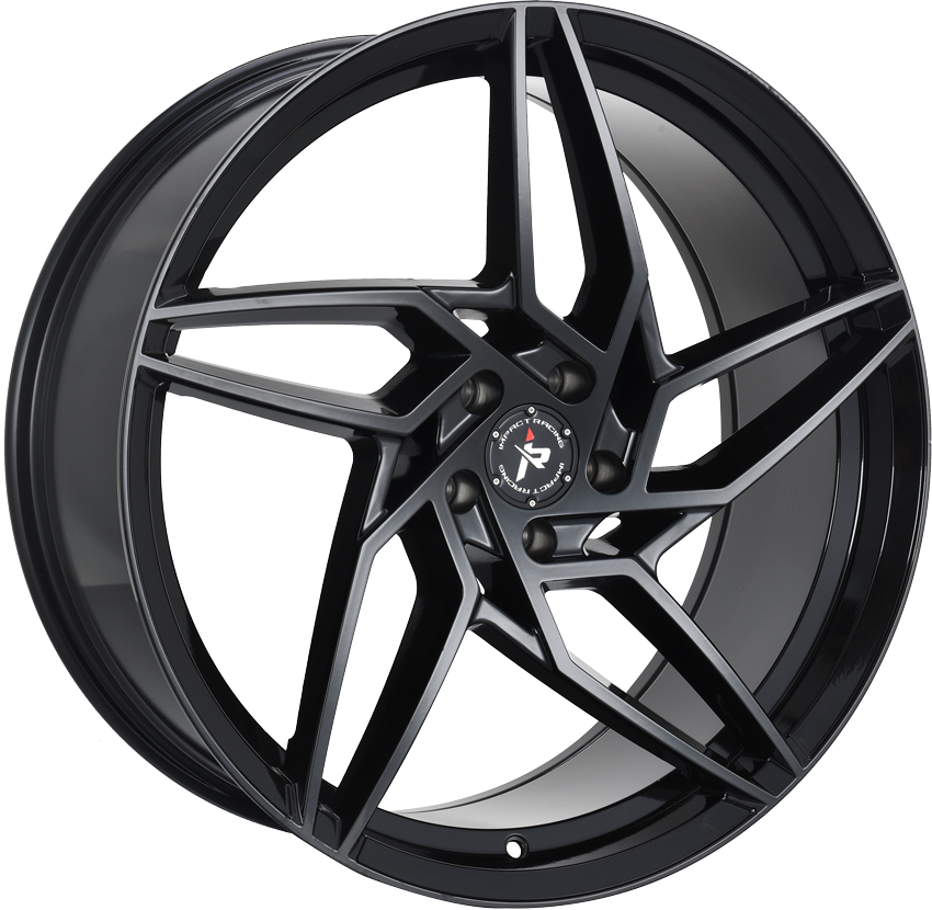 Impact Racing 20X8.5 Wheel |5X108 PCD |35mm Offset |73.1mm CB Gloss Black Rims