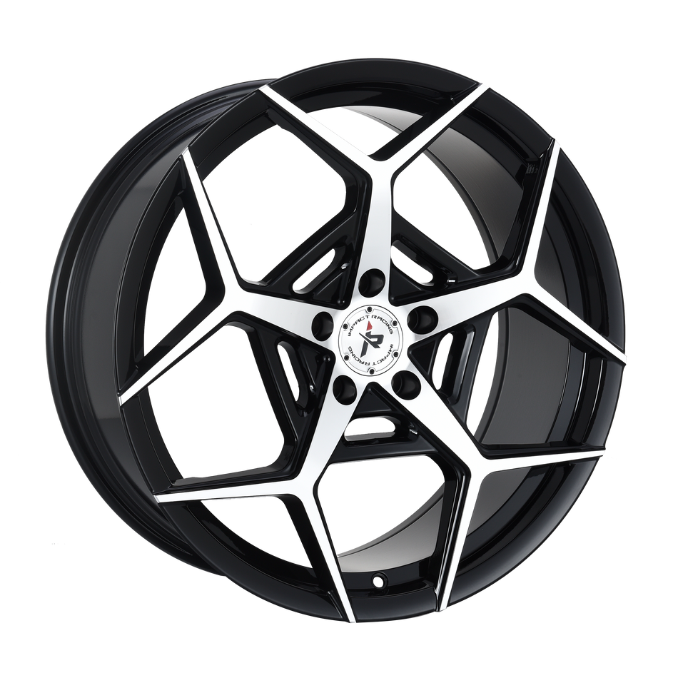 Impact Racing 20X8.5 Wheel |5X114.3 PCD |35mm Offset |73.1mm CB Gloss Black Machined Face Rims