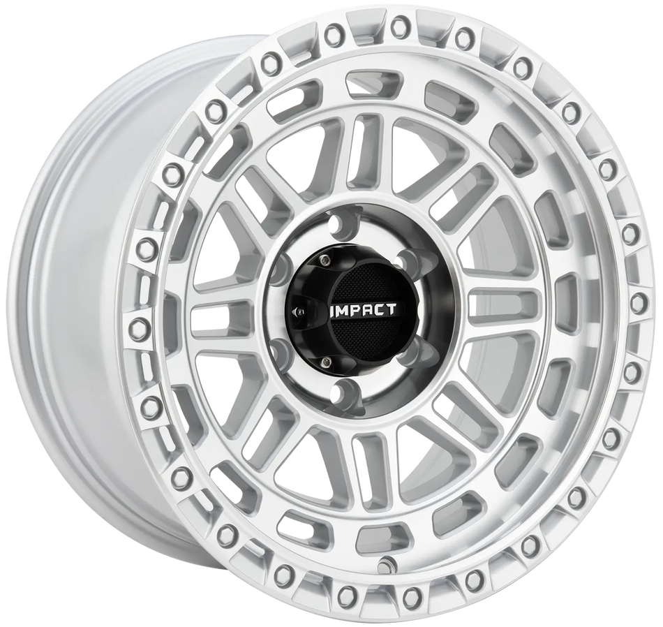 Impact Offroad 17X9 Offroad Wheel |6X139.7 PCD |0mm Offset |107.7mm CB Silver Machined Face Rims