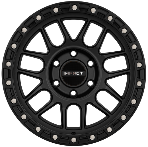 17x9 Off-Road Wheel Rim 6x139.7 Satin Black - Impact Offroad 8808