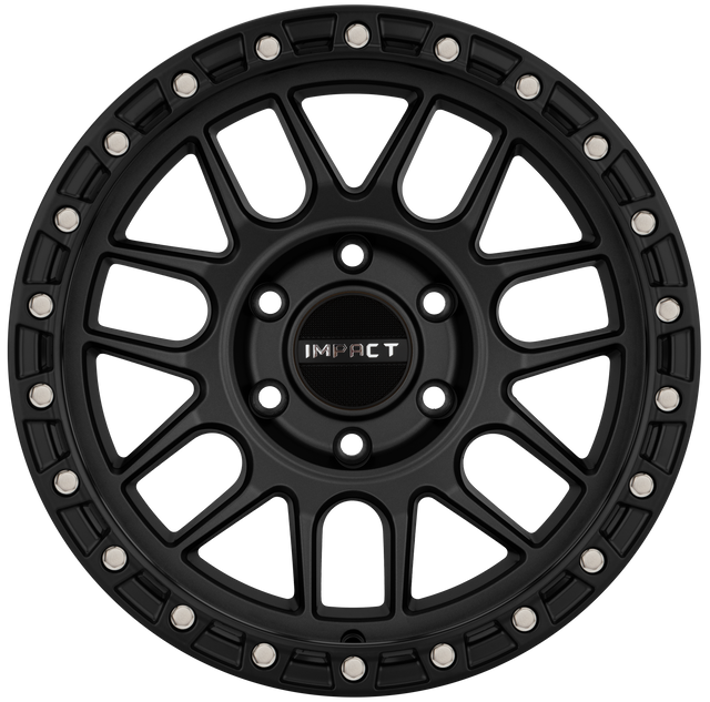 17x9 Off-Road Wheel Rim 6x139.7 Satin Black — Impact Offroad 8808