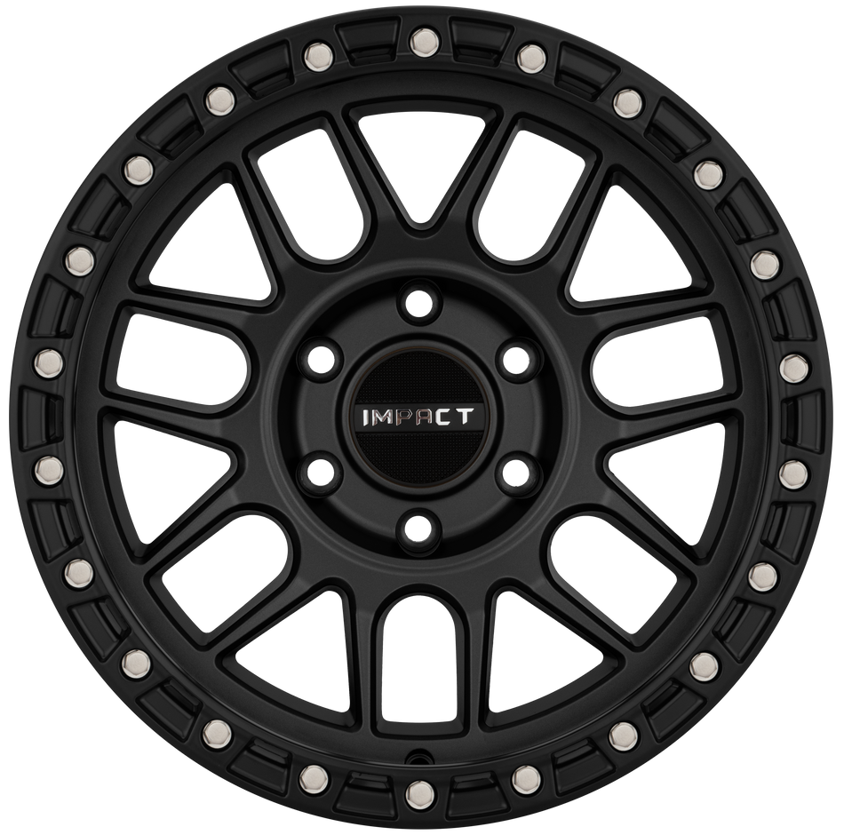 Impact Offroad 17X9 Offroad Wheel 8808 |6X139.7 PCD |0mm Offset |106.1mm CB Satin Black Rims