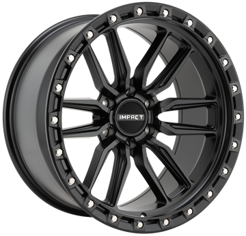 17x9 Off-Road Wheel Rim 6x139.7 Satin Black — Impact Offroad 8810