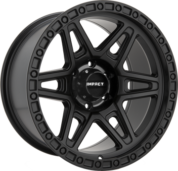 17x9.0 Off-Road Wheel Rim 6x139.7 +12 Satin Black — Impact Offroad 881