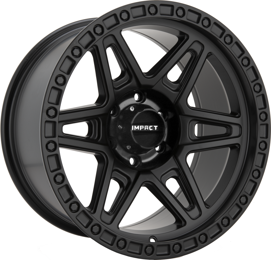 Impact Offroad 17X9.0 Offroad Wheel 6X139.7 PCD/-12mm Offset/ 106.1mm CB/ Satin Black Rims