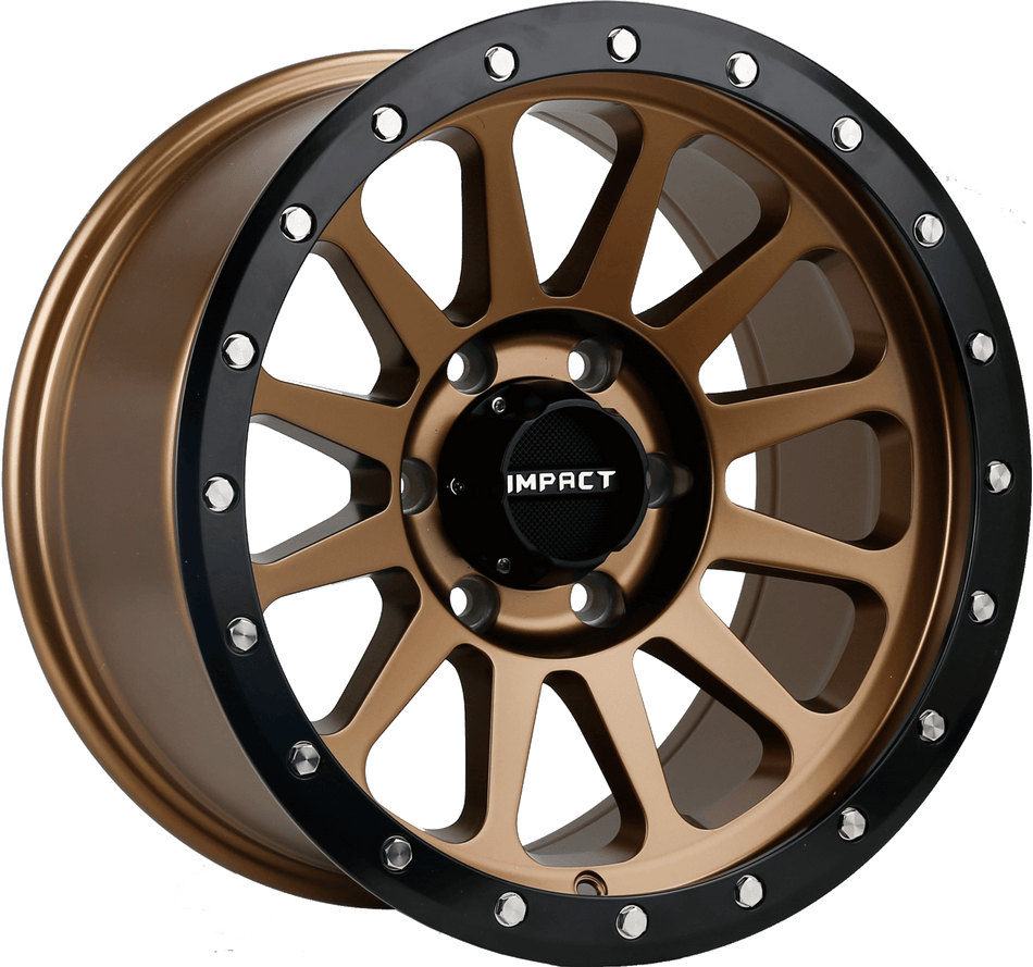 Impact Offroad 17X9 Offroad Wheel 884|6X139.7 PCD |0mm Offset |107.7mm CB BRONZE/BLACK BEED Rims