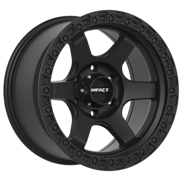 17x9 Off-Road Wheel Rim 6x139.7 Satin Black — Impact Offroad 8805