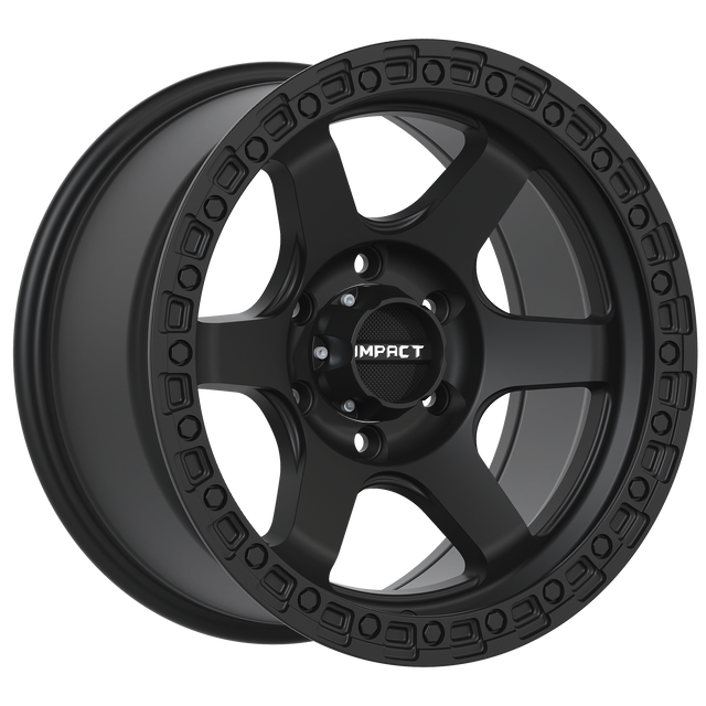 17x9 Off-Road Wheel Rim 6x139.7 Satin Black — Impact Offroad 8805