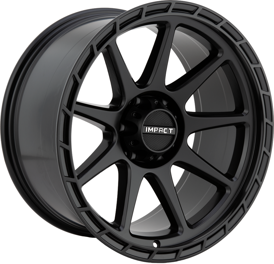 Impact Offroad 20X10 Offroad Wheel 6X139.7 PCD/-12mm Offset/ 106.1mm CB/ Satin Black Rims