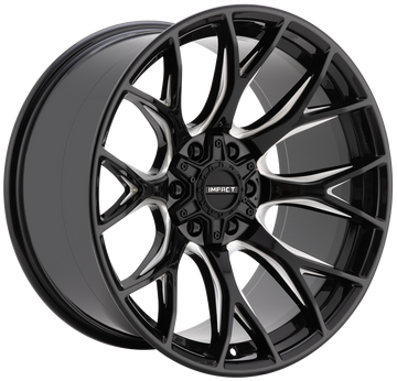 20x10 Off-Road Wheel Rim 6x139.7 +12 Gloss Black Milling Window — Impact Offroad 911