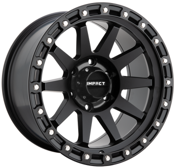 17x9.0 Off-Road Wheel Rim 6x139.7 Satin Black — Impact Offroad 882