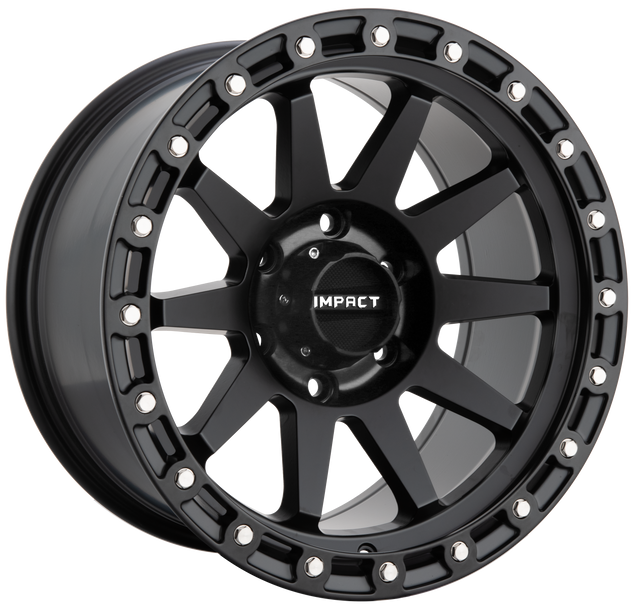 17x9.0 Off-Road Wheel Rim 6x139.7 Satin Black — Impact Offroad 882