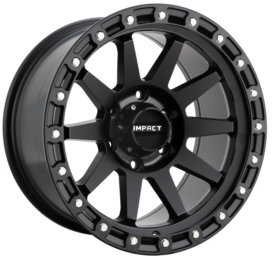 Impact Offroad 17X9.0 Offroad Wheel 882 6X139.7 PCD/0mm Offset/ 106.1mm CB/ Satin Black Rims