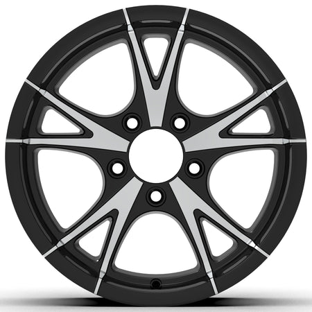 CW515 15X5, 5X4.5 5 LUG RHINO ALUMINUM TRAILER RV WHEEL