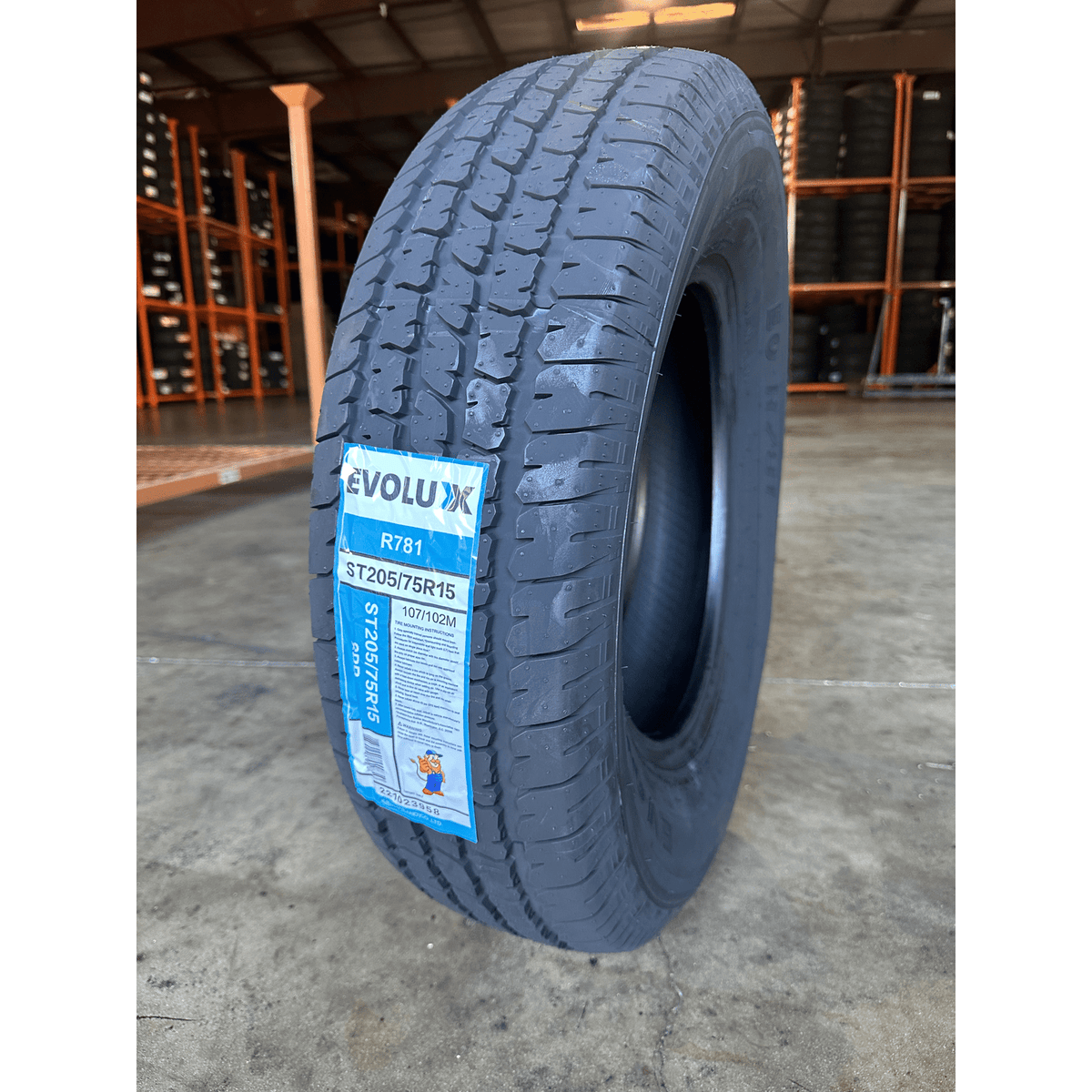 EVOLUXX R781 ST205/75R15 All-Season Trailer Tire