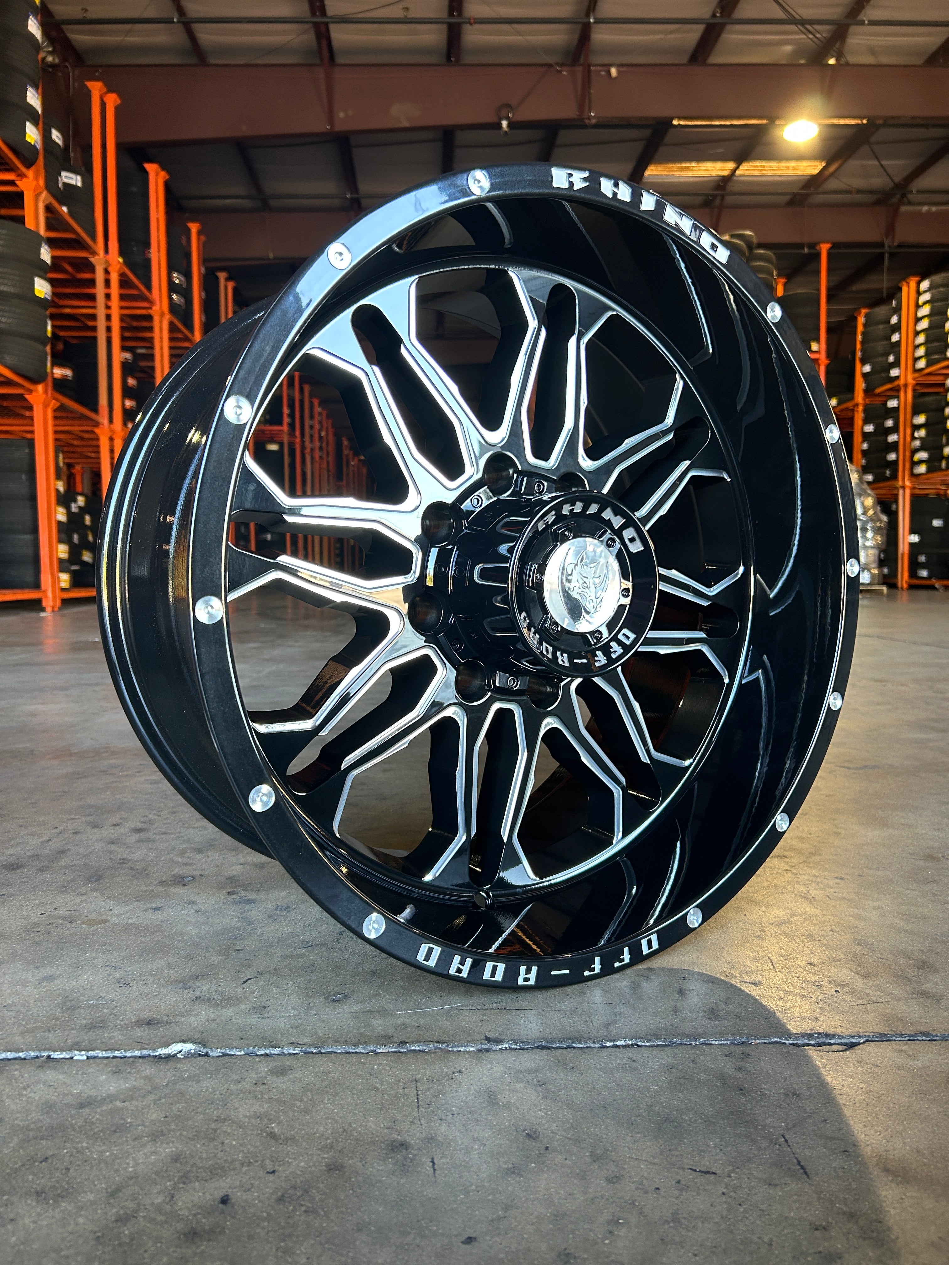 CW820 20X10 Off-Road Gloss Black Milling Window Rivets Engrave 8