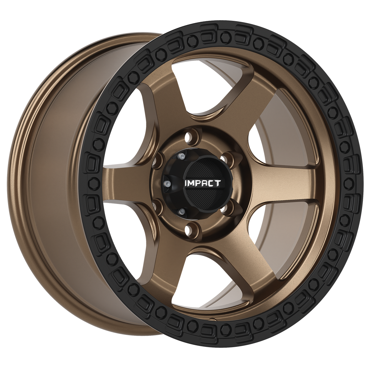 17x9 Off-Road Wheel Rim 6x139.7 Bronze / Black Bead — Impact Offroad 8805