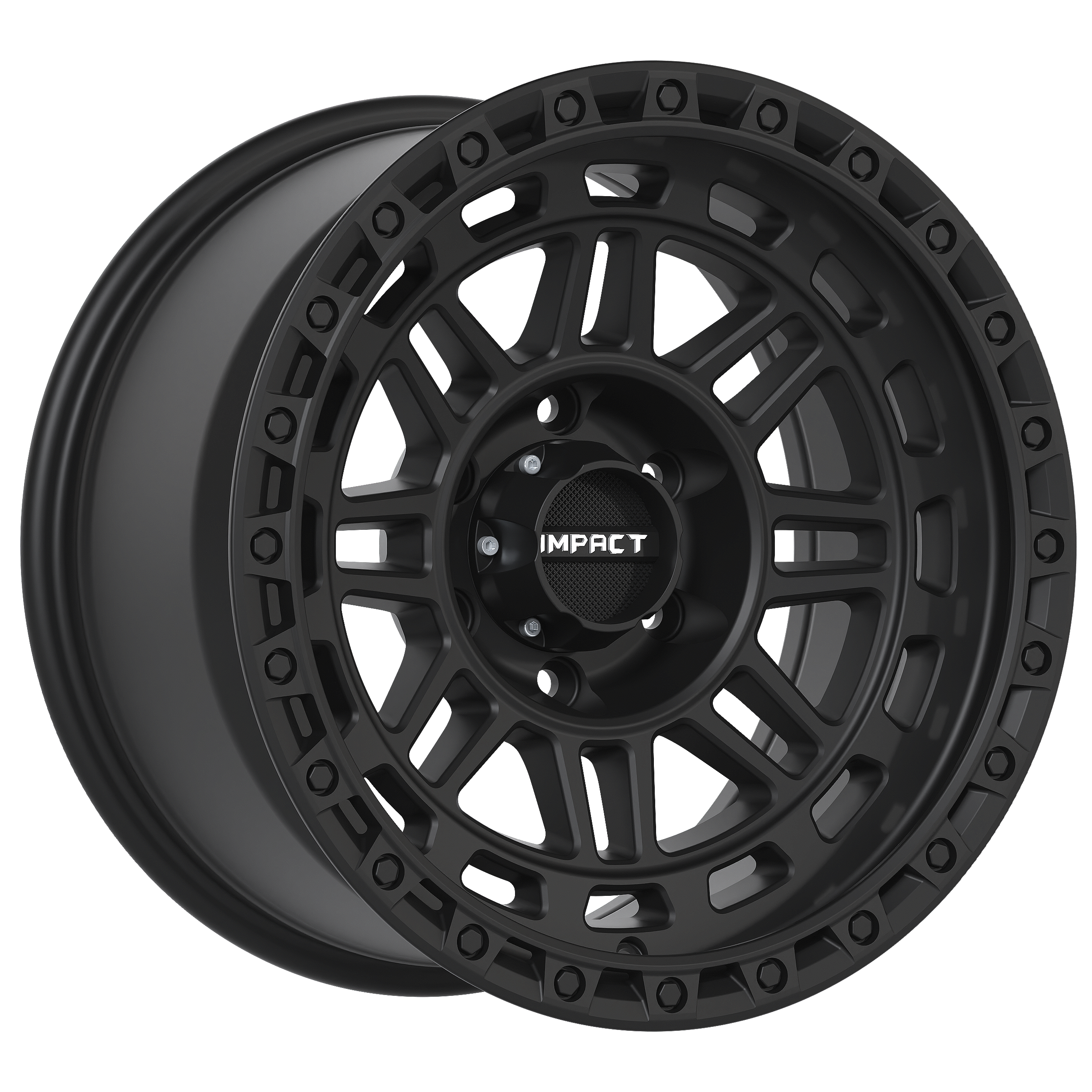 17x9 Off-Road Wheel Rim 5x127 -12 Satin Black — Impact Offroad 8806