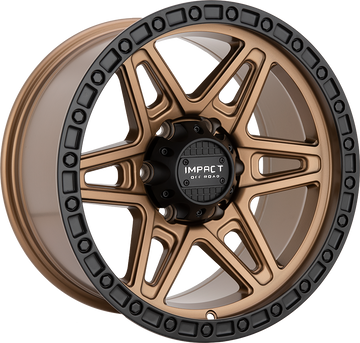 17x9 Off-Road Wheel Rim 5x127 -12 Bronze / Black Bead — Impact Offroad 881