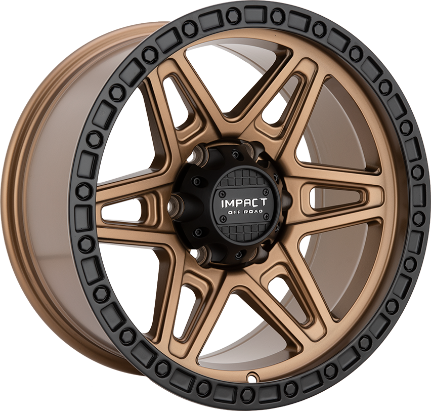 17x9 Off-Road Wheel Rim 5x127 -12 Bronze / Black Bead — Impact Offroad 881