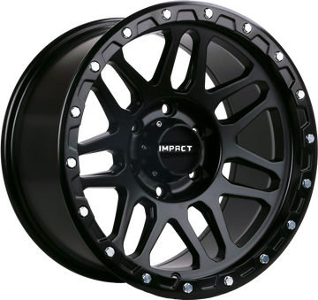 17x9.0 Off-Road Wheel Rim 6x139.7 Satin Black — Impact Offroad 883