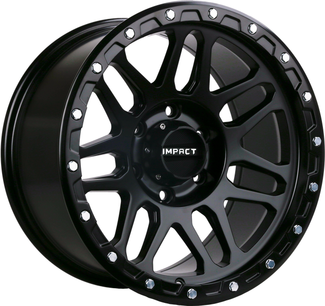 17x9.0 Off-Road Wheel Rim 6x139.7 Satin Black — Impact Offroad 883