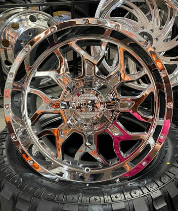20x10 Off-Road Wheel Rim 6x139.7/6x135 -12 Chrome — Impact Offroad 813