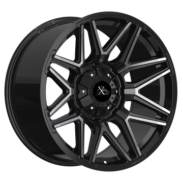 22x10 Off-Road Wheel Rim 6x135 +25 Gloss Black — Xdrive X002GBBT