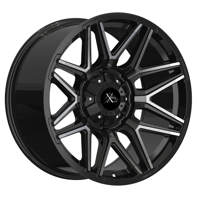 22x10 Off-Road Wheel Rim 6x135 +25 Gloss Black — Xdrive X002GBBT