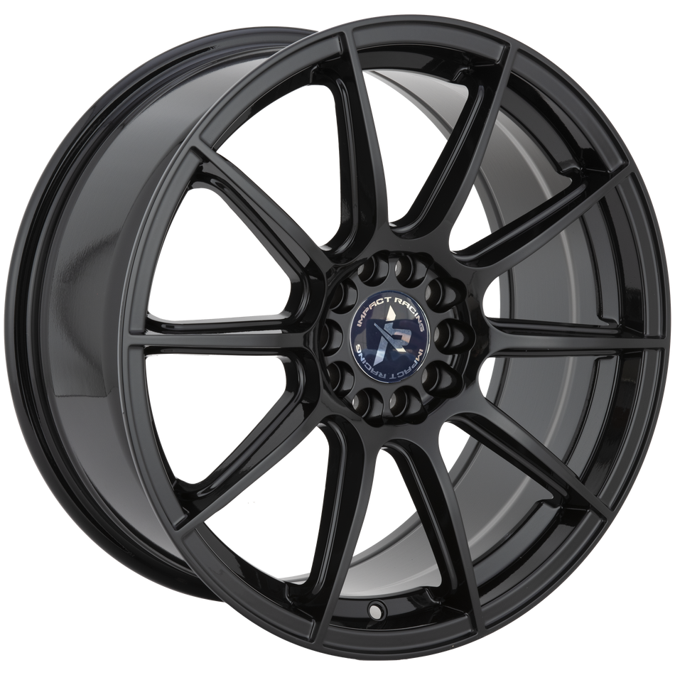 Impact Racing 17X7.5 Wheel |5X100/114.3 PCD |38mm Offset |73.1mm CB 502GB Gloss black Rims