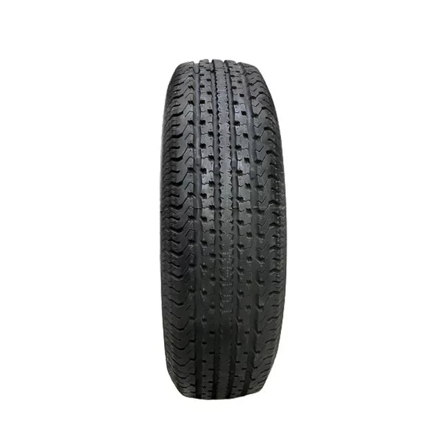 WESTLAKE ST100 ST225/75R15 117/112M E Trailer Tire on 6Lug White Spoke Wheel