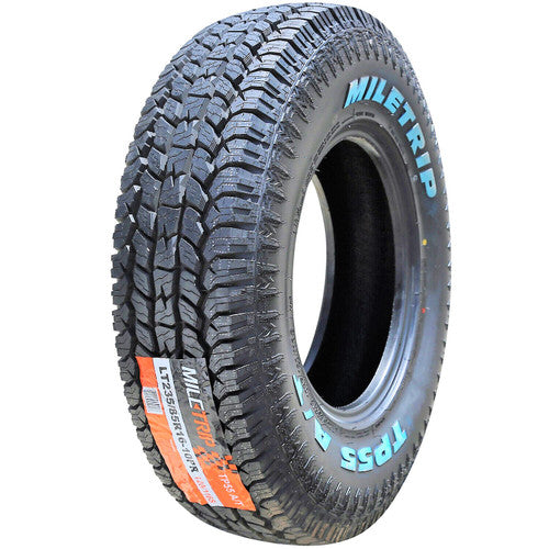 SET OF 4 MILETRIP TP55 A/T LT285/70R17 121/118Q, E 10 Ply Light Truck Tires